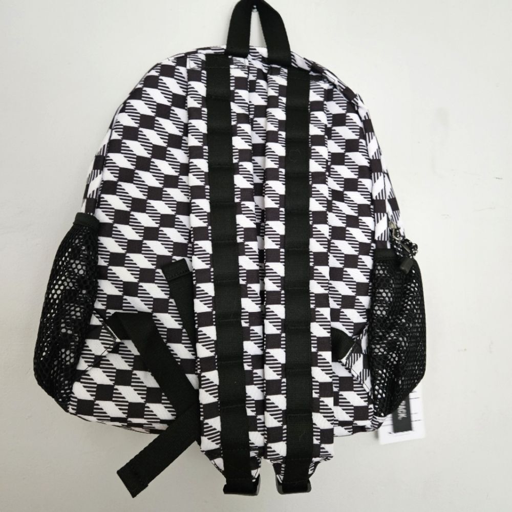 NWT STATE Bags Bedford Twill Backpack | Black & White Geo Print - Picture 4 of 6